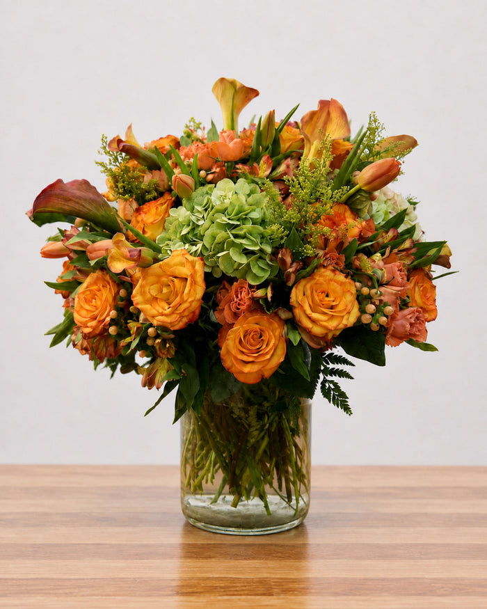 Autumn Ember floral arrangement by Pardes Floral
