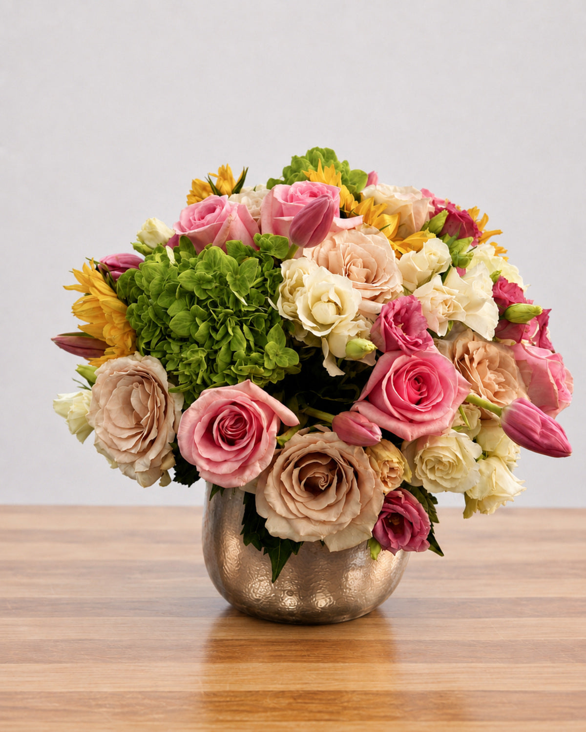 Rosé Garden floral arrangement by Pardes Floral