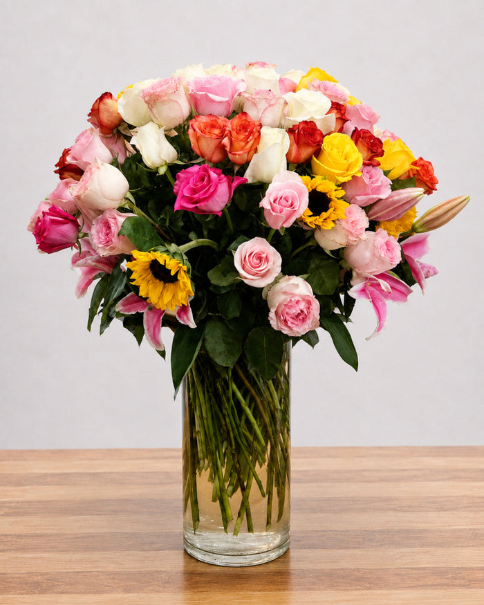 Rose Reverie floral arrangement by Pardes Floral