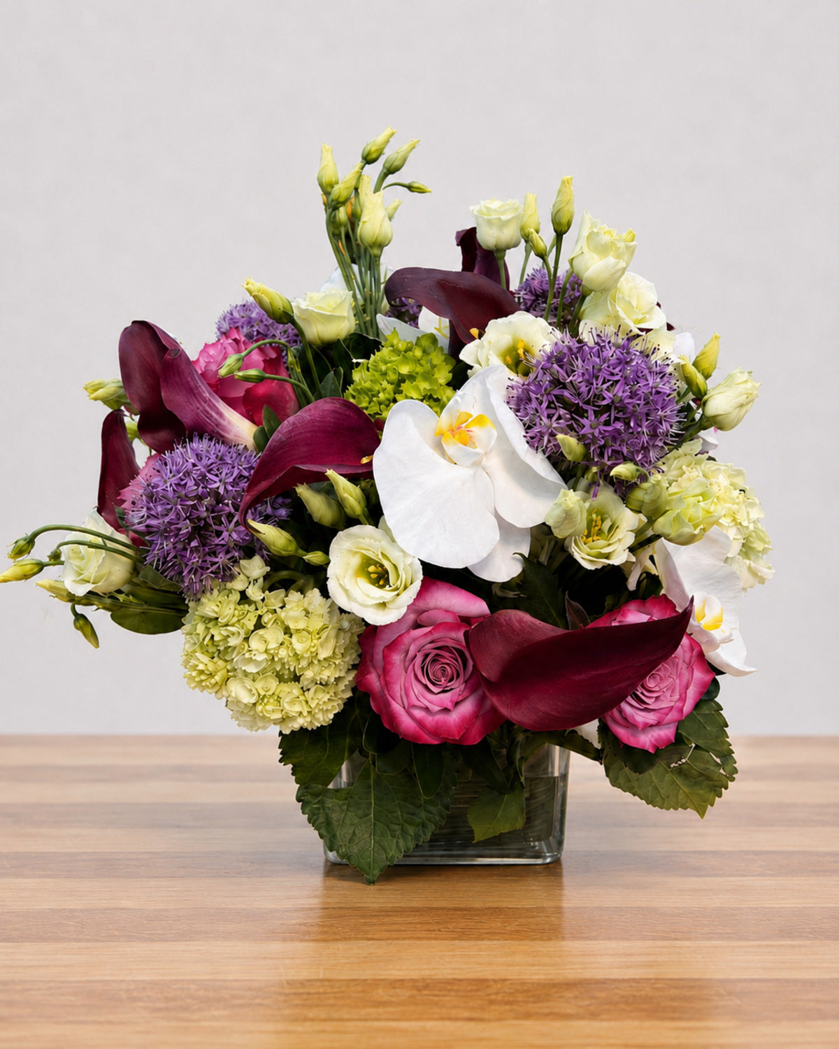 Royal Amethyst floral arrangement by Pardes Floral